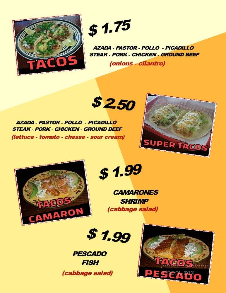 EL REY Mexican Restaurant - Topeka, KS menu_pic