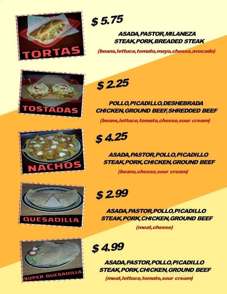 EL REY Mexican Restaurant - Topeka, KS menu_pic