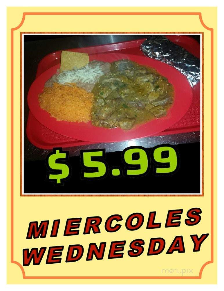 EL REY Mexican Restaurant - Topeka, KS menu_pic