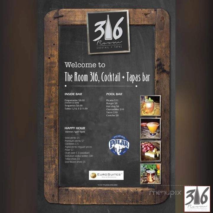 The Room 316 - Miami, FL menu_pic