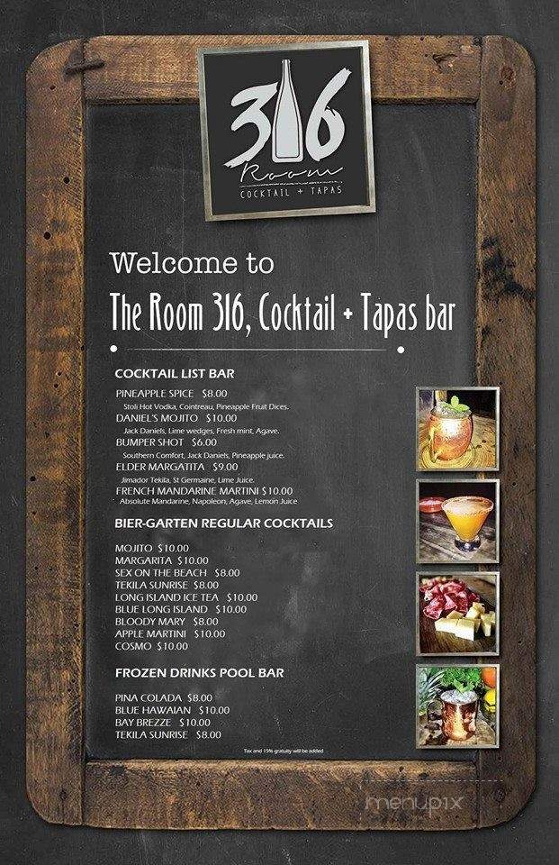 The Room 316 - Miami, FL menu_pic