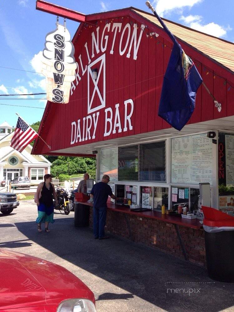 Snow's Dairy Bar - Arlington, VT menu_pic