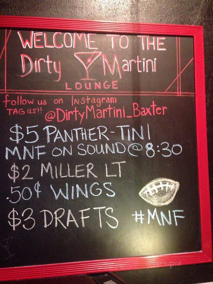 Dirty Martini - Fort Mill, SC menu_pic