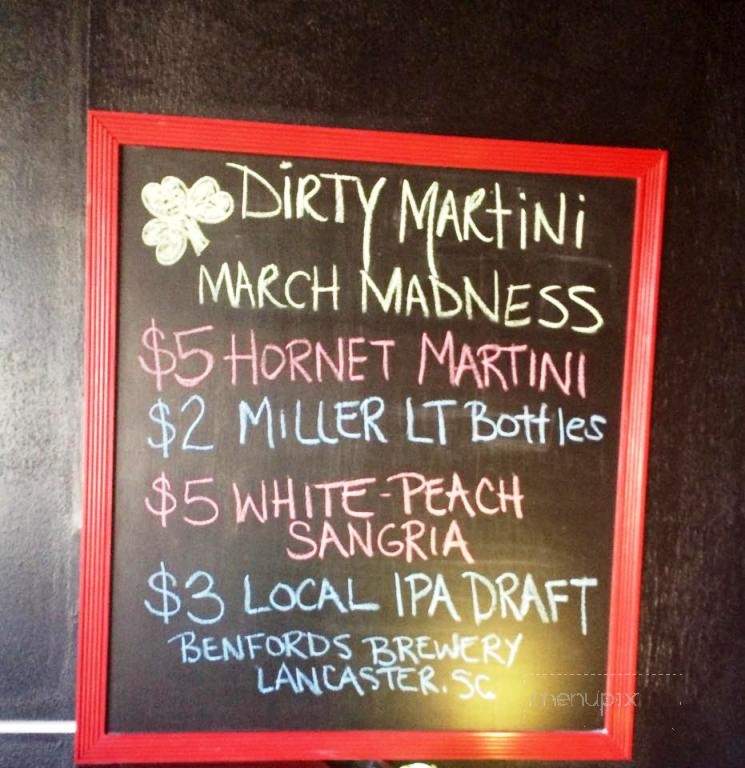 Dirty Martini - Fort Mill, SC menu_pic