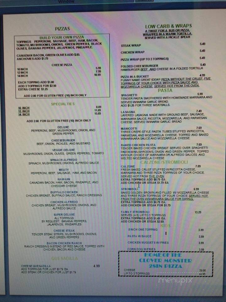 Pop Pop's Pizza and Grinders - Clover, SC menu_pic