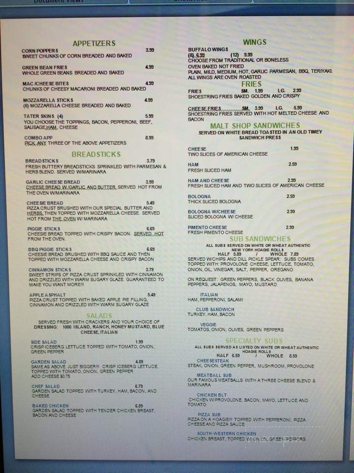 Pop Pop's Pizza and Grinders - Clover, SC menu_pic