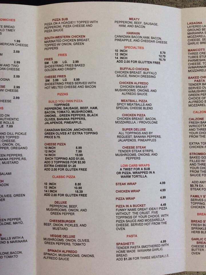 Pop Pop's Pizza and Grinders - Clover, SC menu_pic