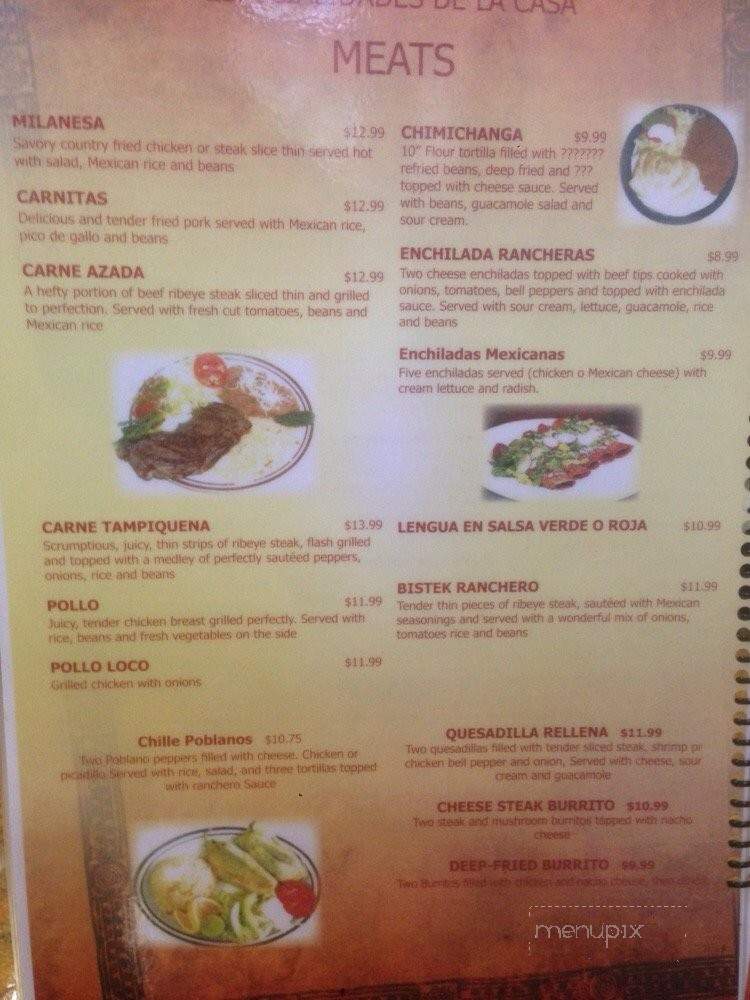 Miguelitos Mexican - Ridge Spring, SC menu_pic