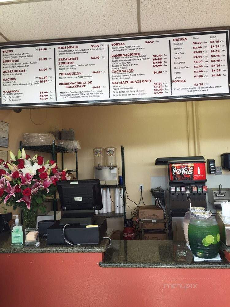 Francisco's Mexican Food - Oxnard, CA menu_pic