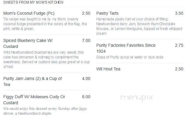 O'Reilly's Pub - Lubbock, TX menu_pic
