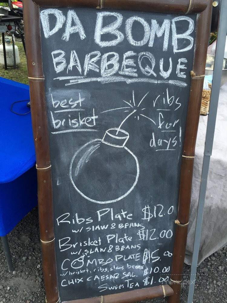 Da Bomb BBQ - Ocean View, HI menu_pic