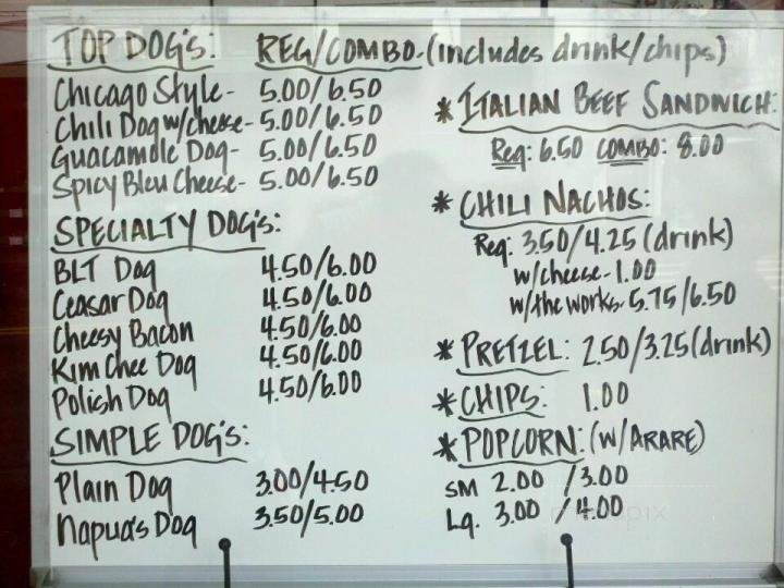 Farkles - Honolulu, HI menu_pic