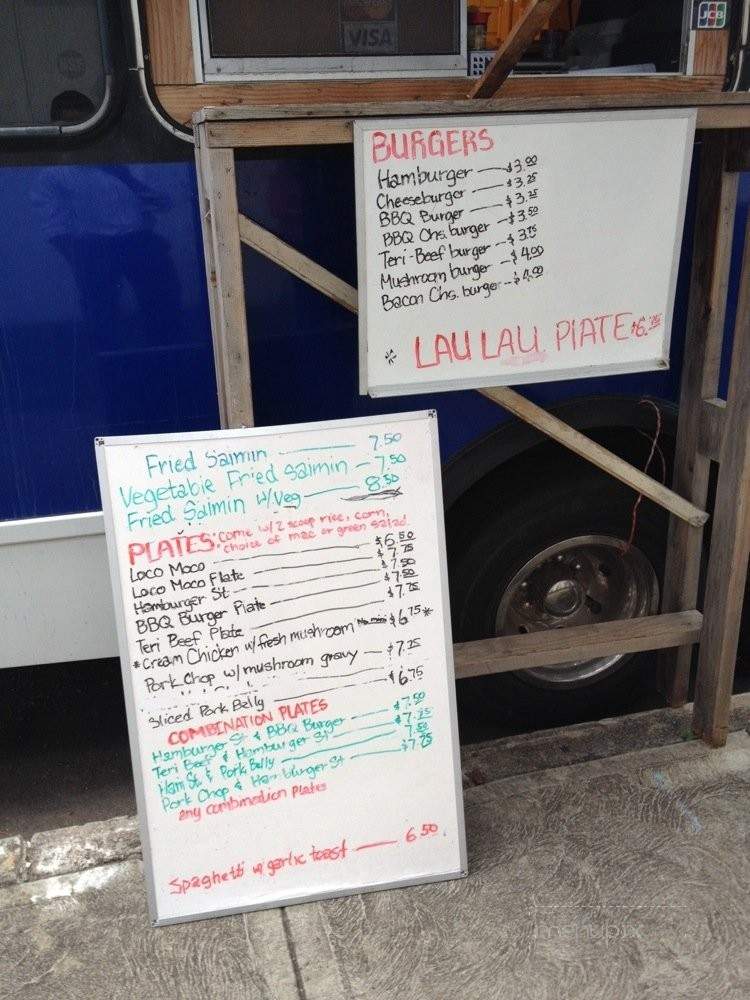 Nakai Lunchwagon - Honolulu, HI menu_pic