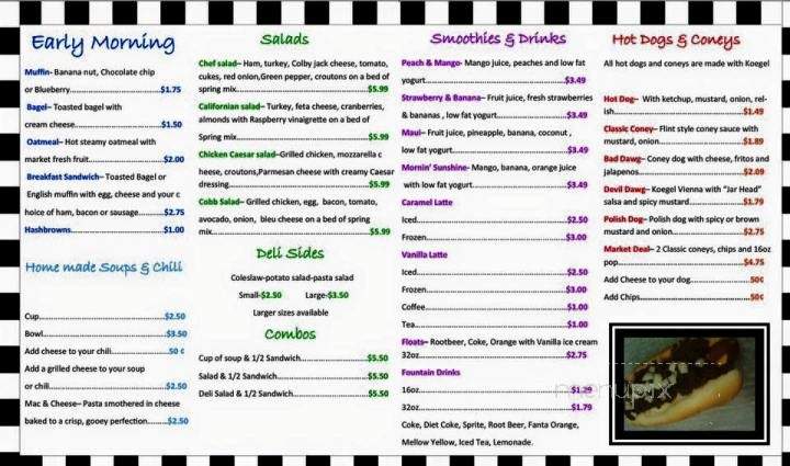 Chatterbox Cafe - Davison, MI menu_pic
