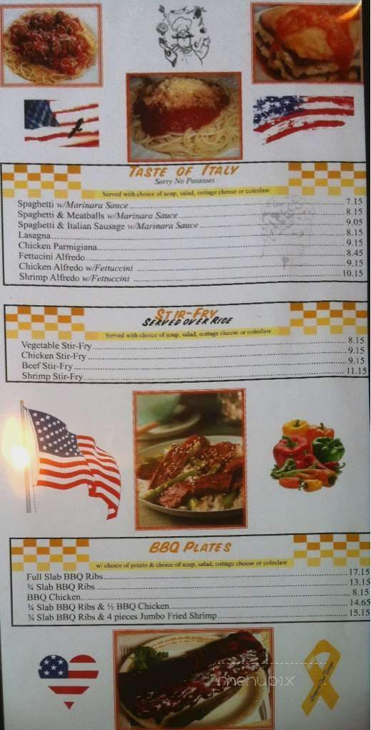 Blueberry Hill Restaurant - Greensburg, IN menu_pic