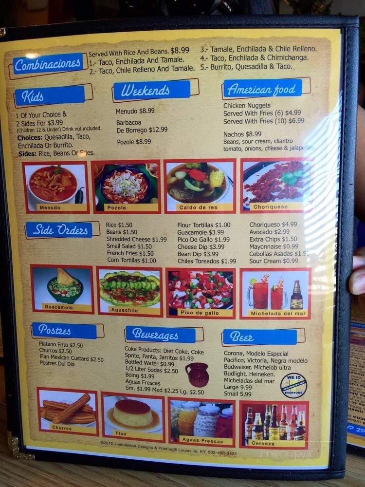La Lupita Mexican Restaurant - Clarksville, IN menu_pic