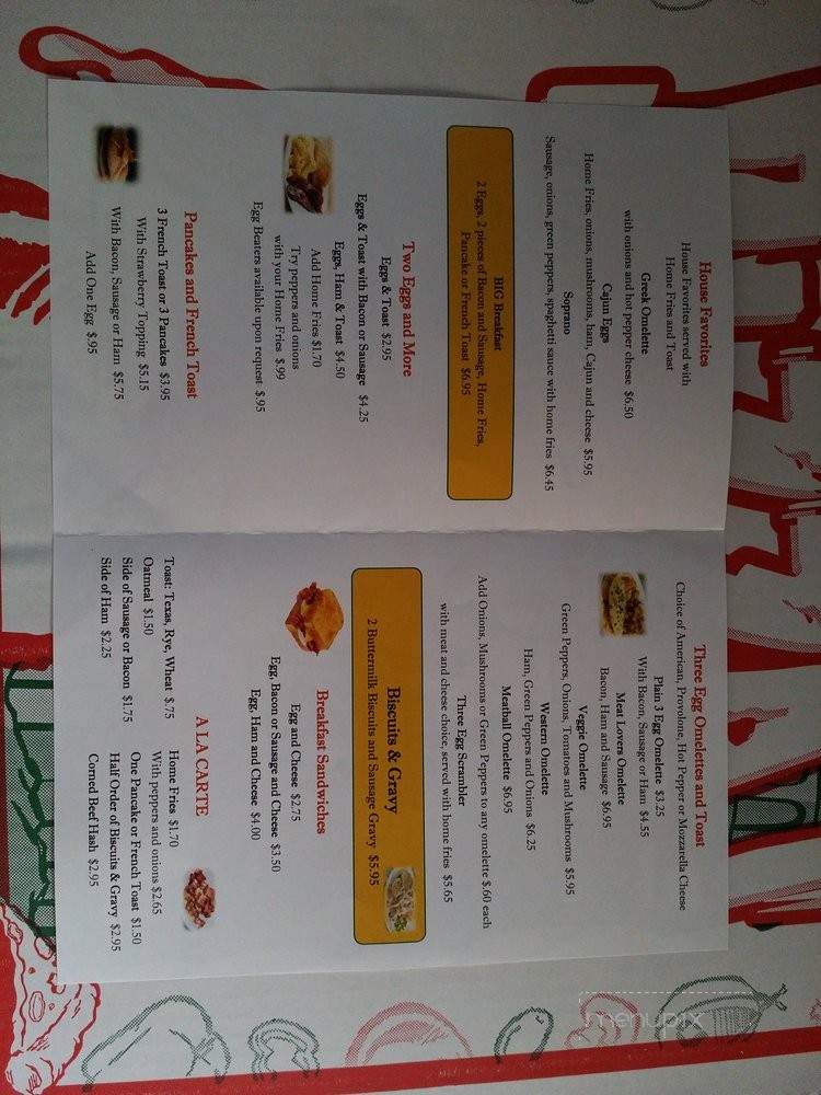 Southgate Restaurant And Pizzeria - Erie, PA menu_pic