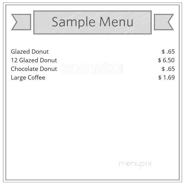 Alta Mesa Donuts - Fort Worth, TX menu_pic