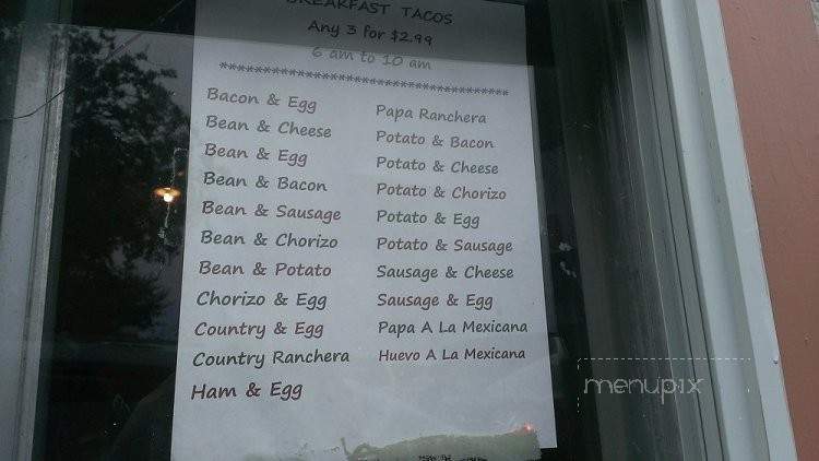 Lupita's Restaurant - Marion, TX menu_pic