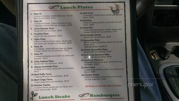 Lupita's Restaurant - Marion, TX menu_pic