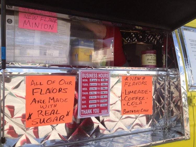 Honey's Sno-Balls - Houston, TX menu_pic
