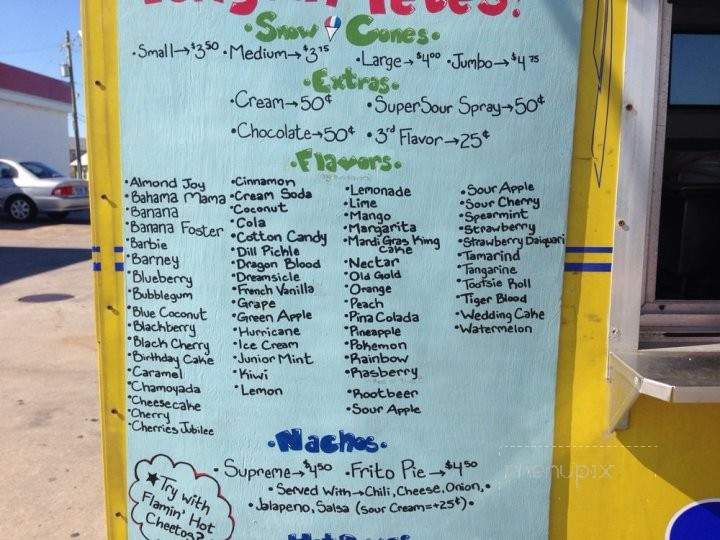 Penguin Pete's - Galveston, TX menu_pic