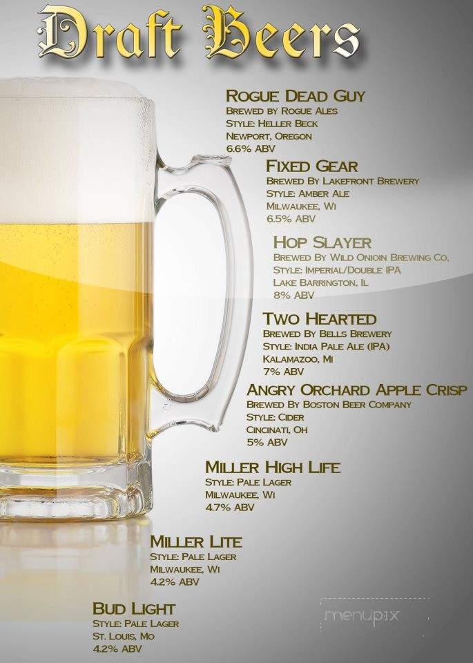 T-Bar Ranch - Island Lake, IL menu_pic