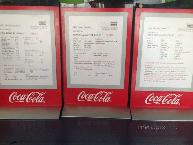 Mojo's Porch - Panama City Beach, FL menu_pic