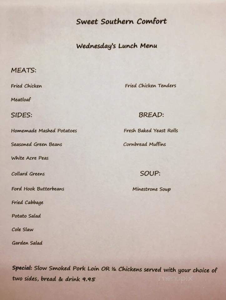 Sweet Southern Comfort - Freeport, FL menu_pic
