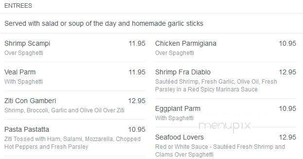 Bella Pizza Cafe - Delran Township, NJ menu_pic