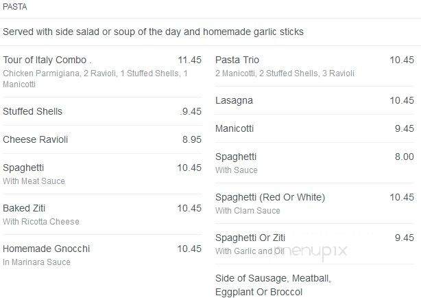 Bella Pizza Cafe - Delran Township, NJ menu_pic