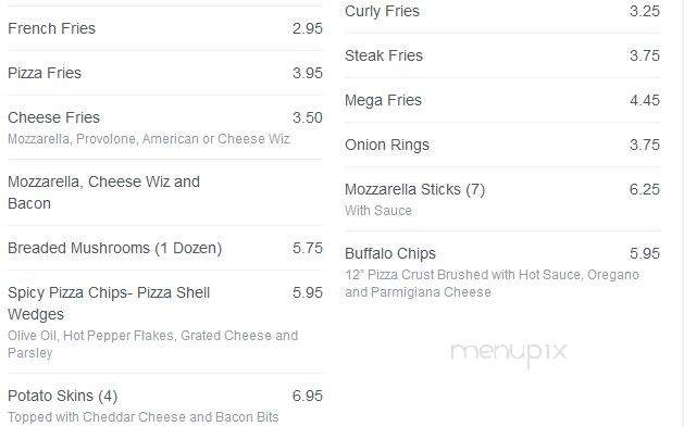 Bella Pizza Cafe - Delran Township, NJ menu_pic