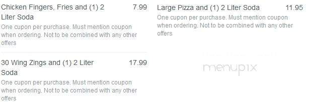 Bella Pizza Cafe - Delran Township, NJ menu_pic