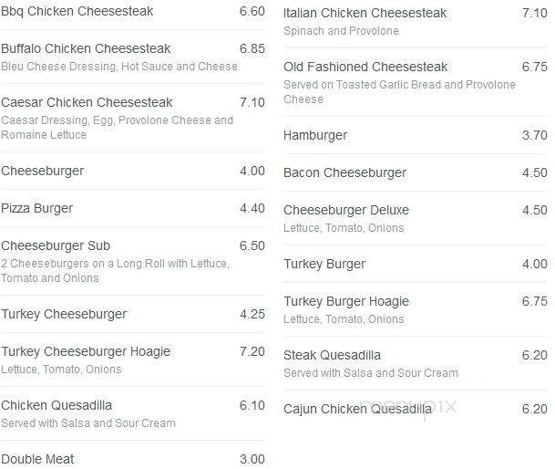 Bella Pizza Cafe - Delran Township, NJ menu_pic