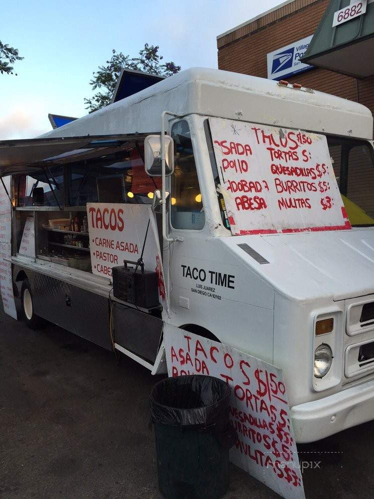 Tacos Time - San Diego, CA menu_pic