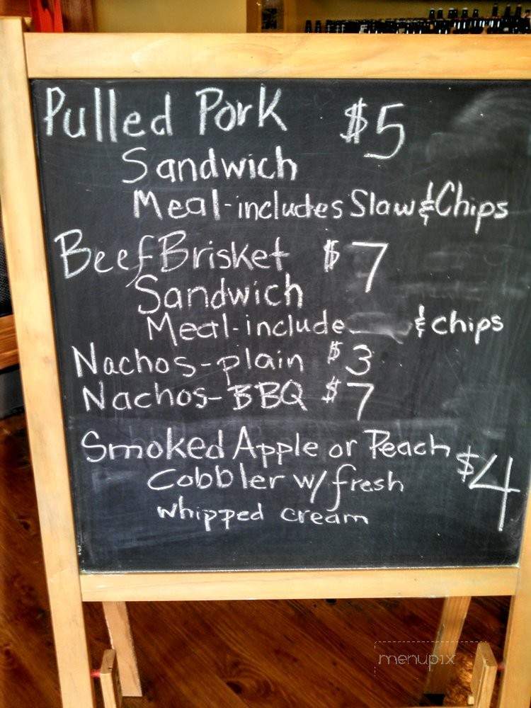Broken Arrow BBQ - Millersburg, KY menu_pic