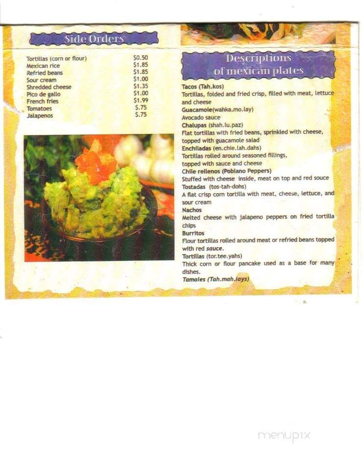 La Isla - Nicholasville, KY menu_pic