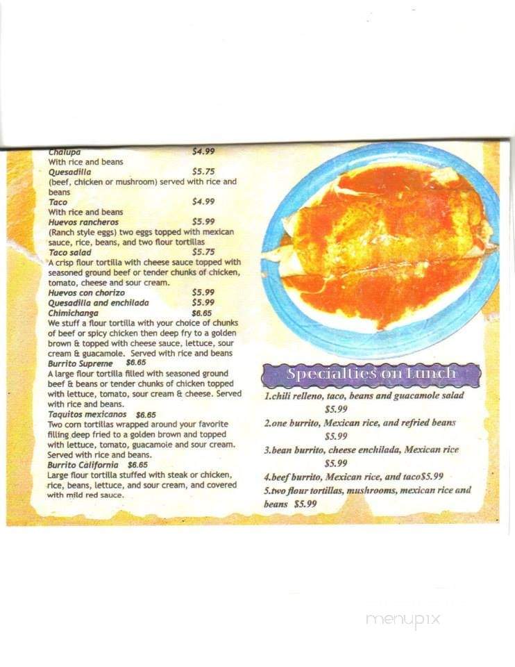 La Isla - Nicholasville, KY menu_pic