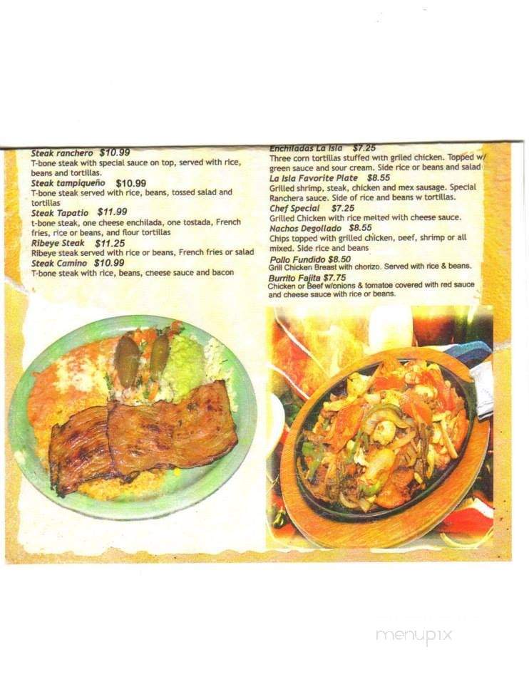 La Isla - Nicholasville, KY menu_pic