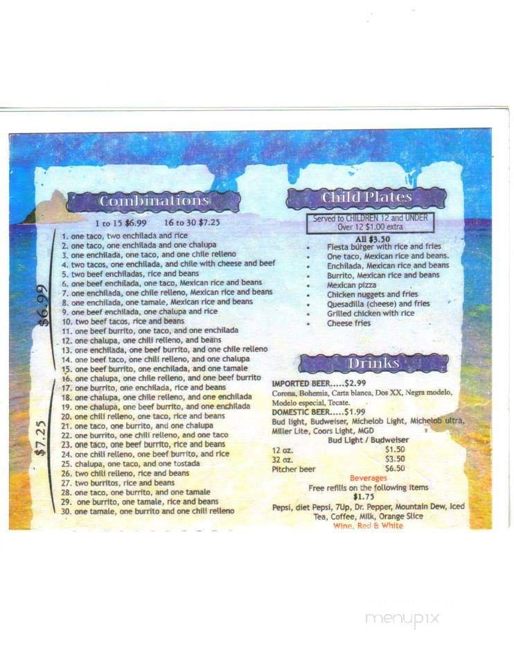 La Isla - Nicholasville, KY menu_pic