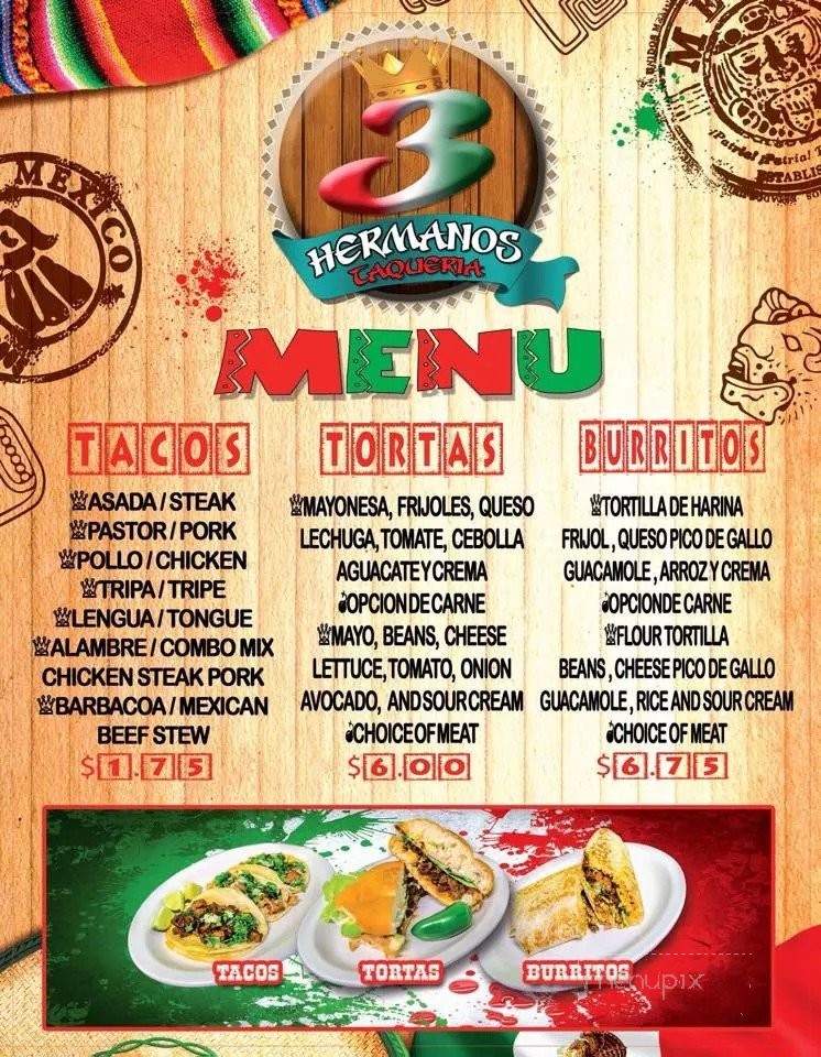 Hermanos Taqueria - Nicholasville, KY menu_pic
