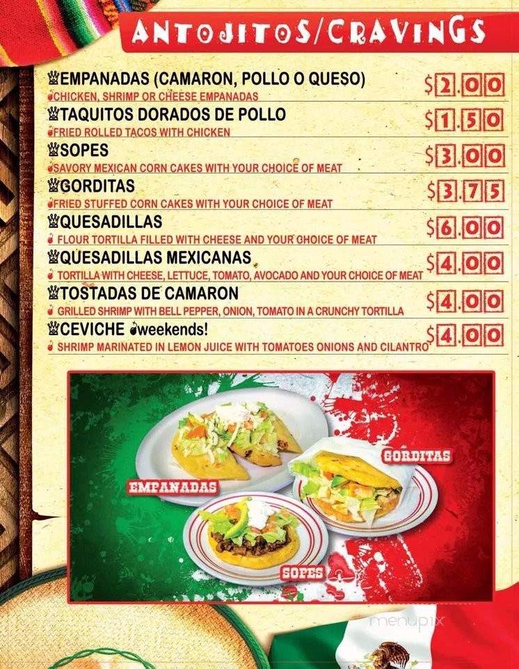 Hermanos Taqueria - Nicholasville, KY menu_pic