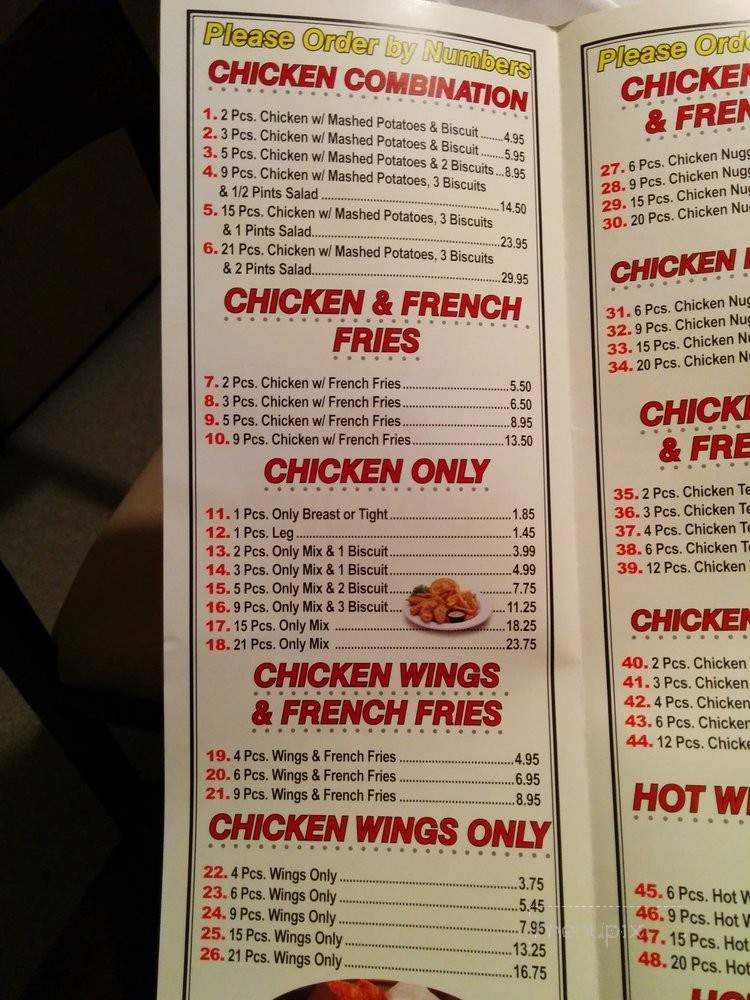 NY Chicken & Biscuit - Hartford, CT menu_pic