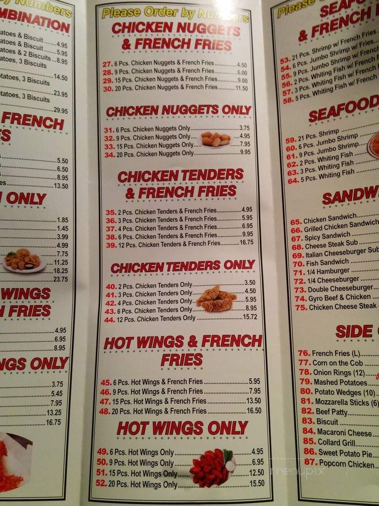 NY Chicken & Biscuit - Hartford, CT menu_pic