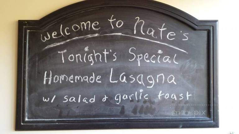Nate's - Travelers Rest, SC menu_pic