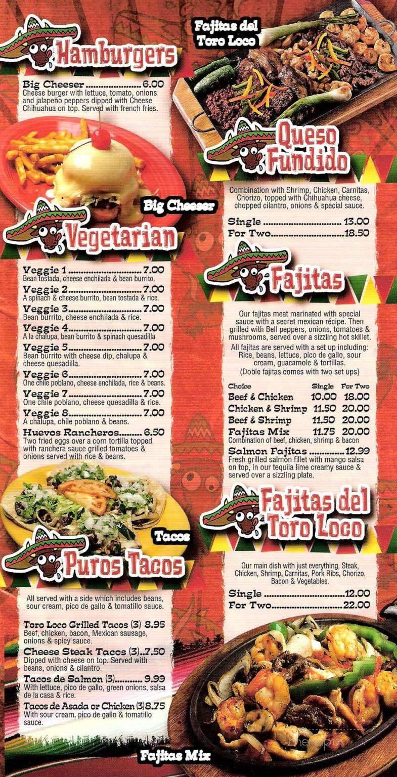 El Taco Loco - Memphis, TN menu_pic