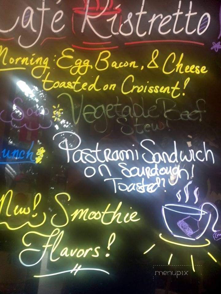 Cafe Ristretto - Anchorage, AK menu_pic