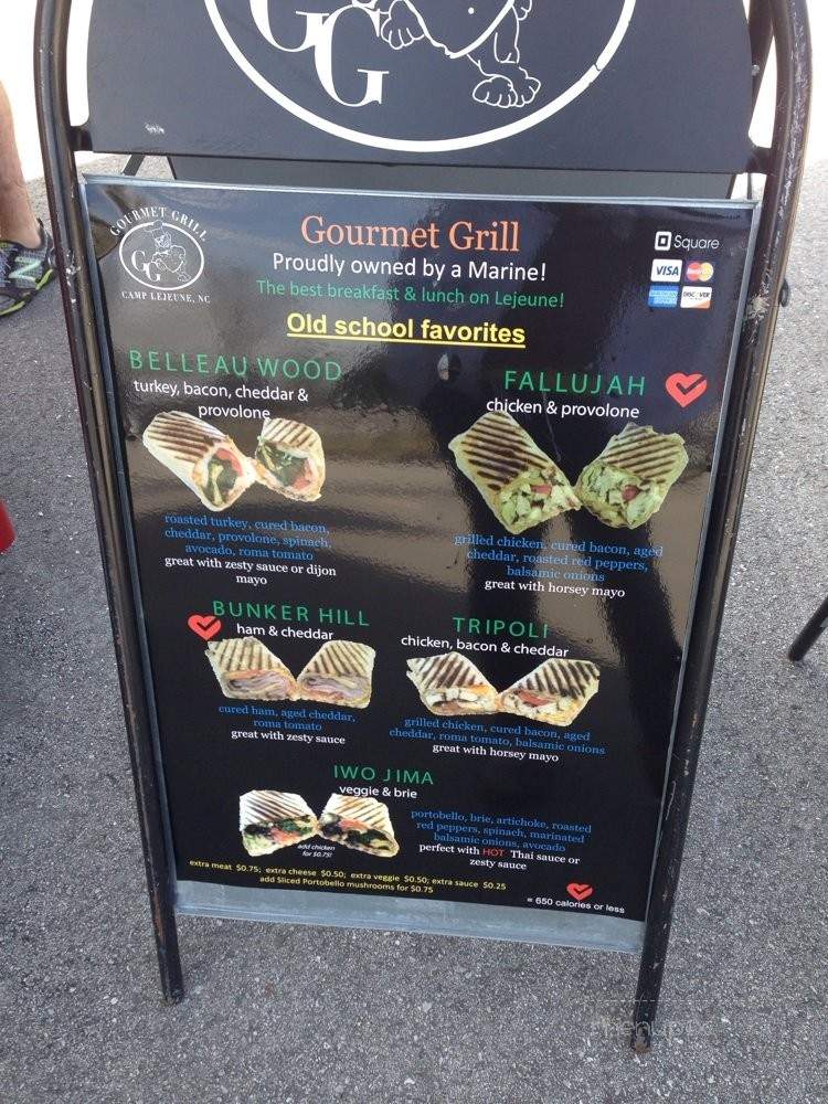 Gourmet Grill - Jacksonville, NC menu_pic