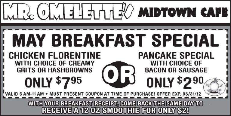 Mr Omelette - Statesboro, GA menu_pic