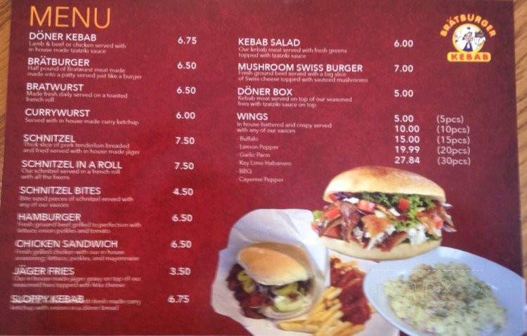 J's Kebab - El Paso, TX menu_pic